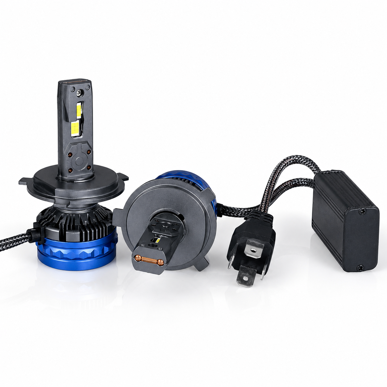 Ampoule LED L100 200W 40000LM 6000K IP68 – H1 H3 H4 H7 H11 H13 9004 9005 9006 9007 880 9012