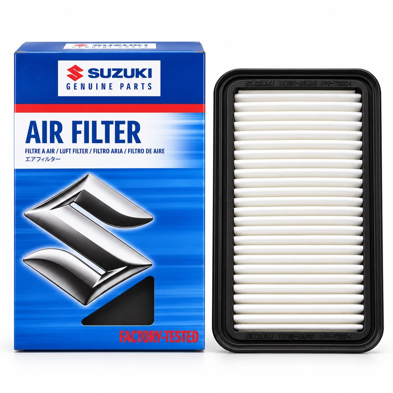 Filtre à air moteur 13780-63J00 - Suzuki
