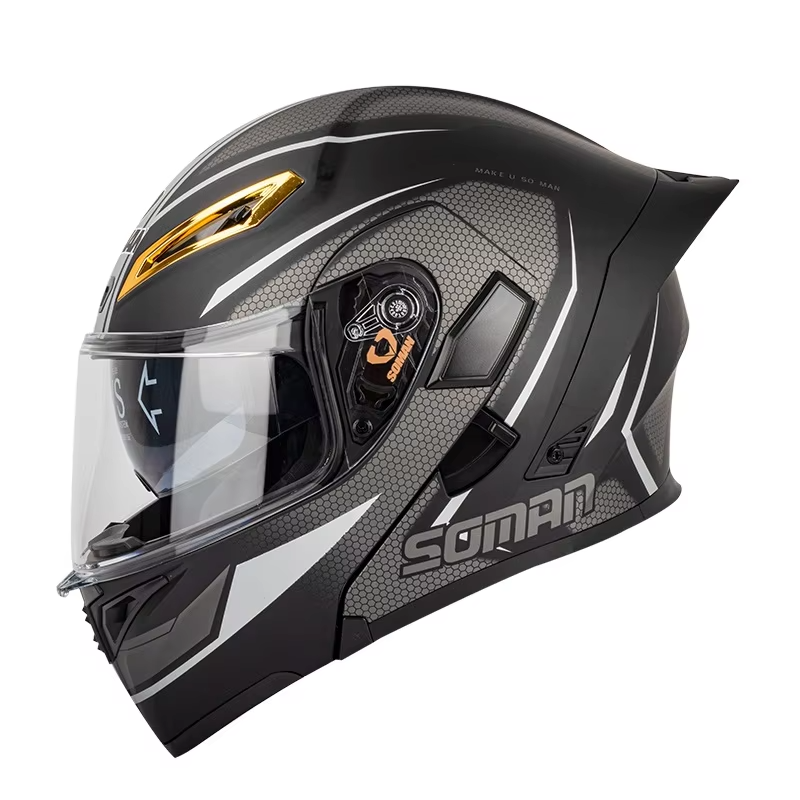 CASQUE MOTO SOMAN MODULABLE SM