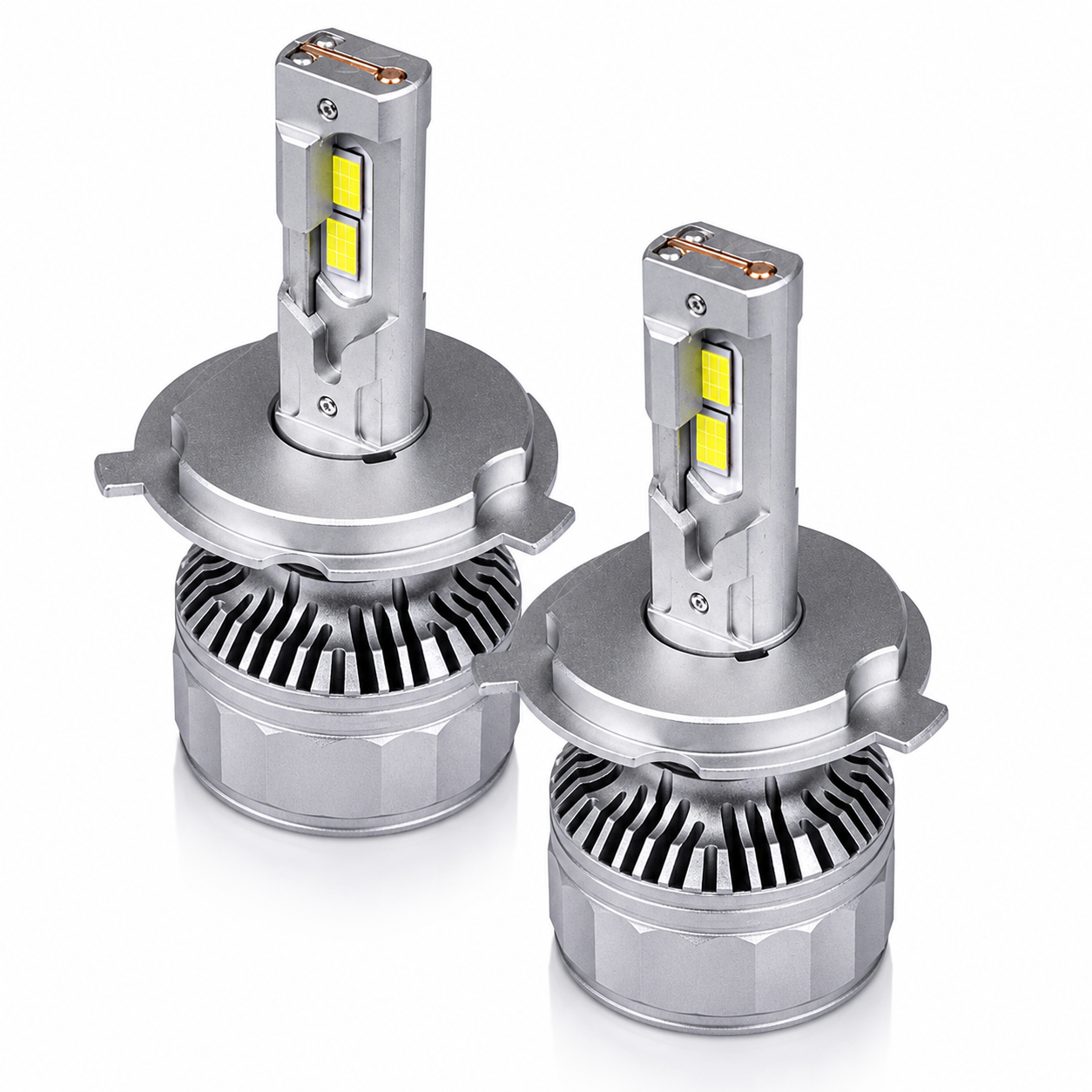 Ampoule LED L10 240W / Paire – 3 Tubes Cuivre – H1 H3 H4 H7 H11 H13 9004 9005 9006 9007