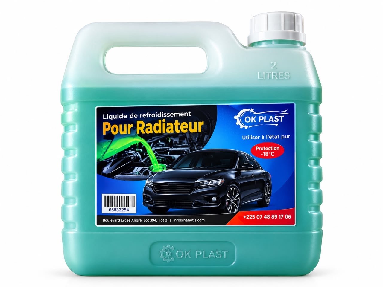 Liquide de refroidissement 2L