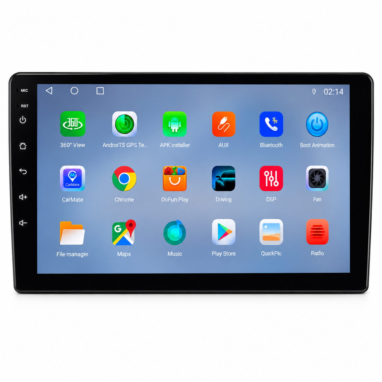 Autoradio Android TS10 QLED 8 Core 4G GPS CarPlay Android Auto DSP 360°